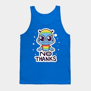 Starry-Eyed Decliner - The Polite Cosmic Critter Tank Top